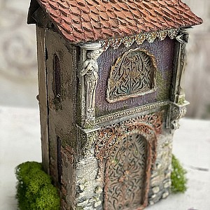 Онлайн-курс Светлый дом — домик из коробки своими руками - Фотография интерьере 1