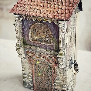 Онлайн-курс Светлый дом — домик из коробки своими руками - Фотография интерьере 8