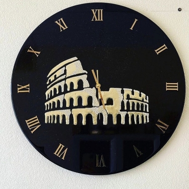 Трафарет - Римские часы 01