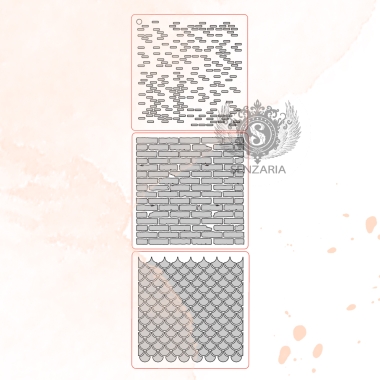 Трафарет - набор для Домиков