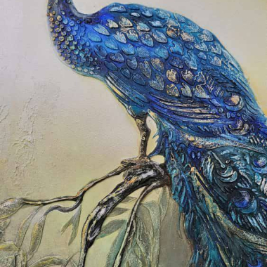 Мастер-класс - Многослойное панно Павлин