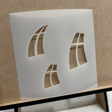 Трафарет - Блики от окна Трафарет - Блики от окна